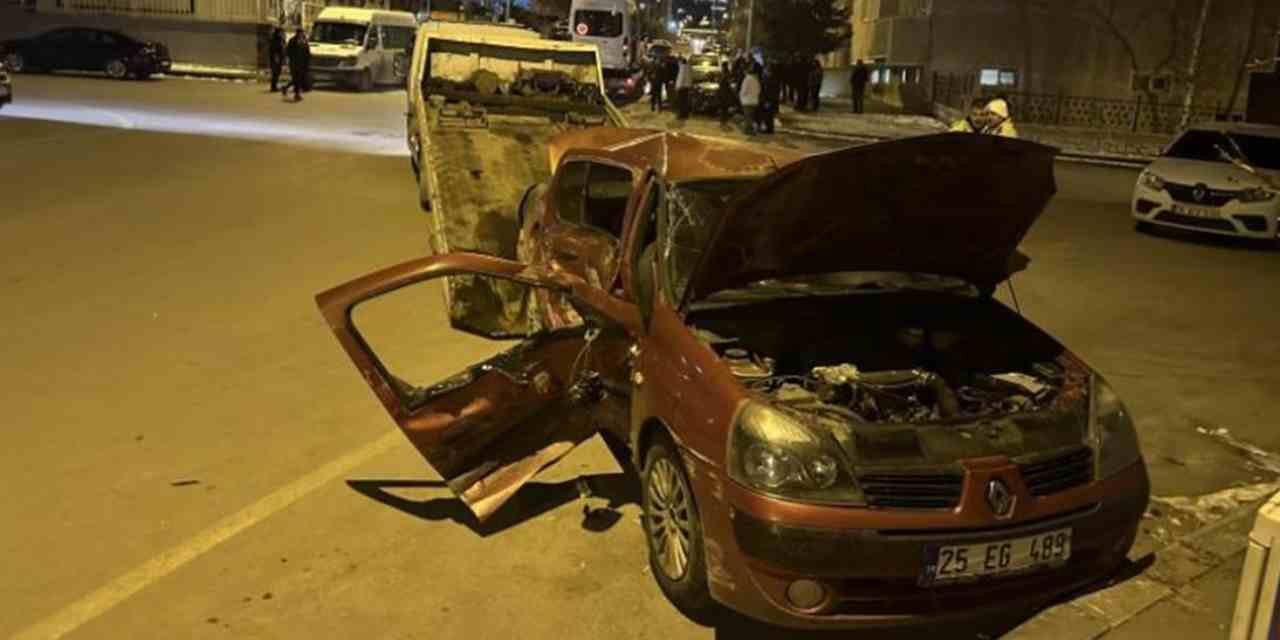 Erzurum'da Zincirleme Kaza: 1'i Ağır, 3 Yaralı
