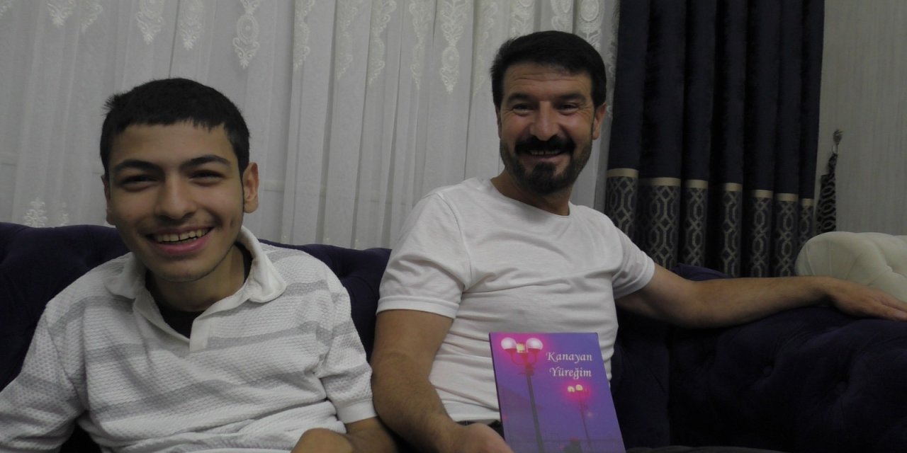 Tatvan'da Serebral Palsi Hastası Azad Özdemir'in İkinci Kitabı 'Kanayan Yüreğim' Yayımlandı