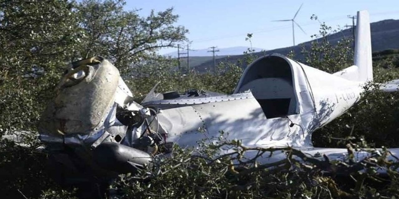 Tek Motorlu Uçak Düşü! Pilot Hayatını Kaybetti