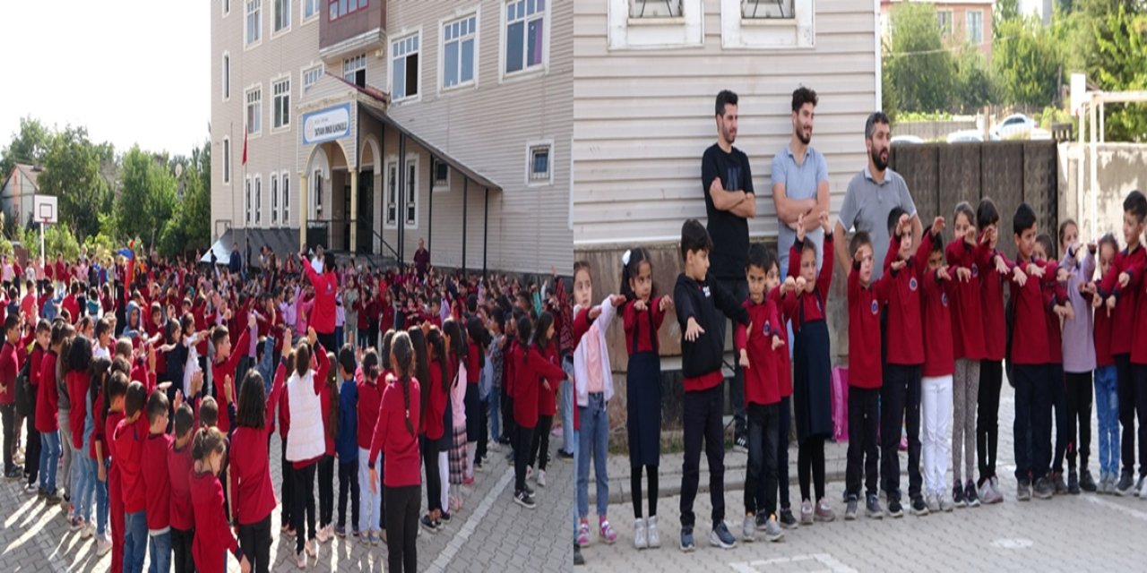 Tatvan'da Öğrenciler, Uluslararası Damla Gönüllüleri ile Okula Alışma Eğlencesi Yaşadı