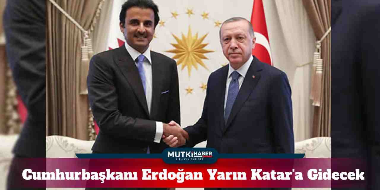 Cumhurbaşkanı Erdoğan Yarın Katar'a Gidecek